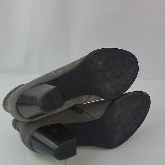 Vionic Jessie Gray Suede Leather Women's Ankle Boots - Picture 13 of 14